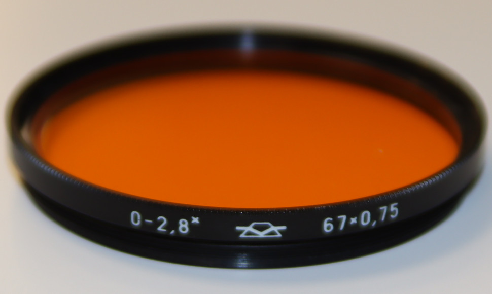 Оранжевый фильтр О-2.8х 67mm