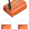 Аккумулятор SmallRig 4979 DMW-BLK22 Type-C Оранжевый