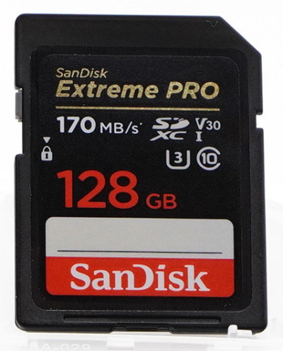 SDXC 128Gb Sandisk Extreme Pro UHS-I V30 U3 200 Mb/s (состояние 5)