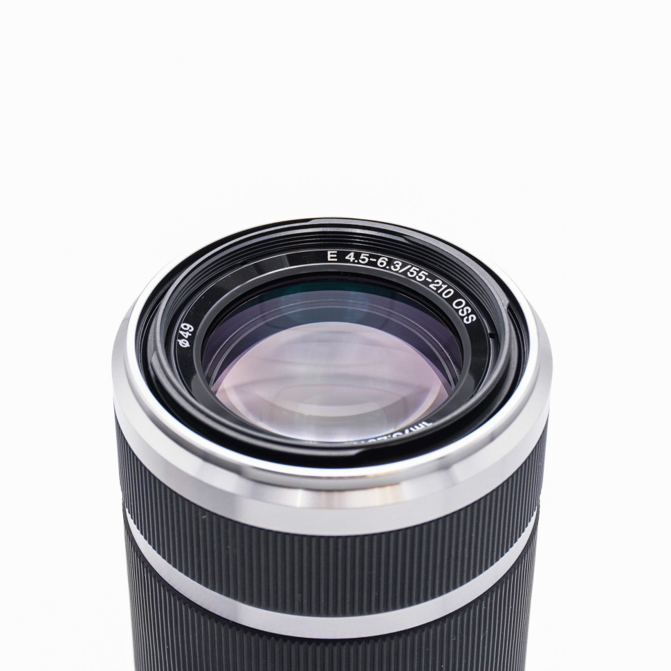 Sony E 55-210mm f/4.5-6.3 OSS серебристый (состояние 4)