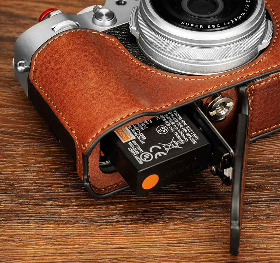 Чехол SmallRig Leather Half Case Kit для Fujifilm X100VI Коричневый