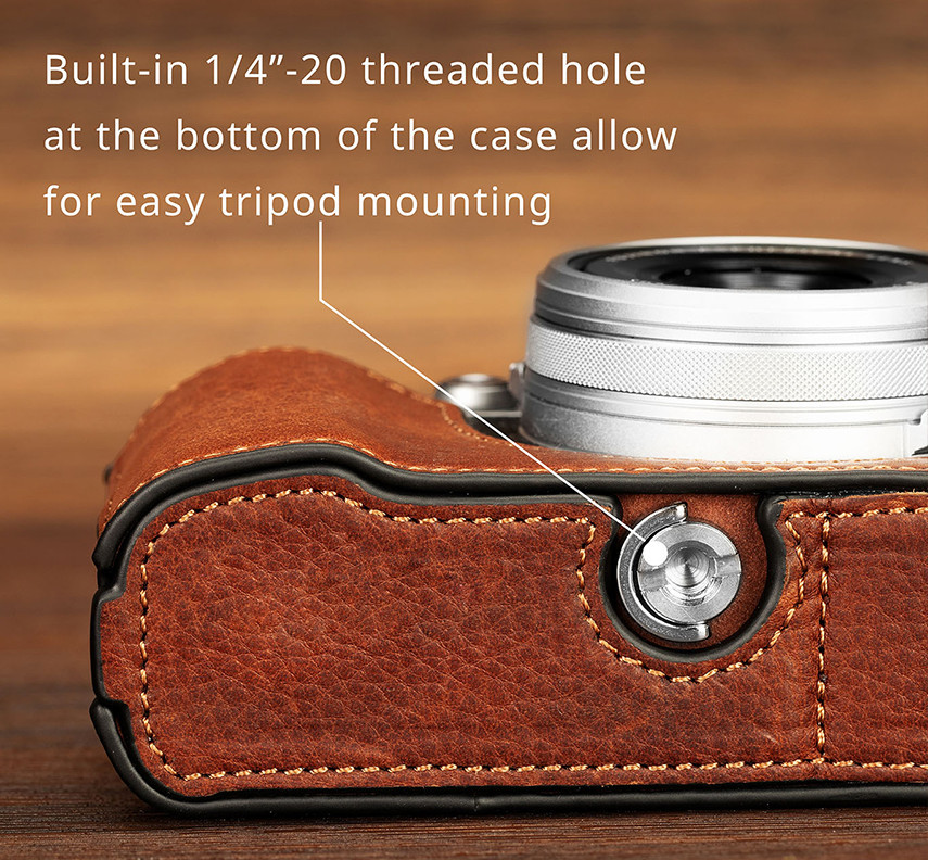 Чехол SmallRig Leather Half Case Kit для Fujifilm X100VI Коричневый