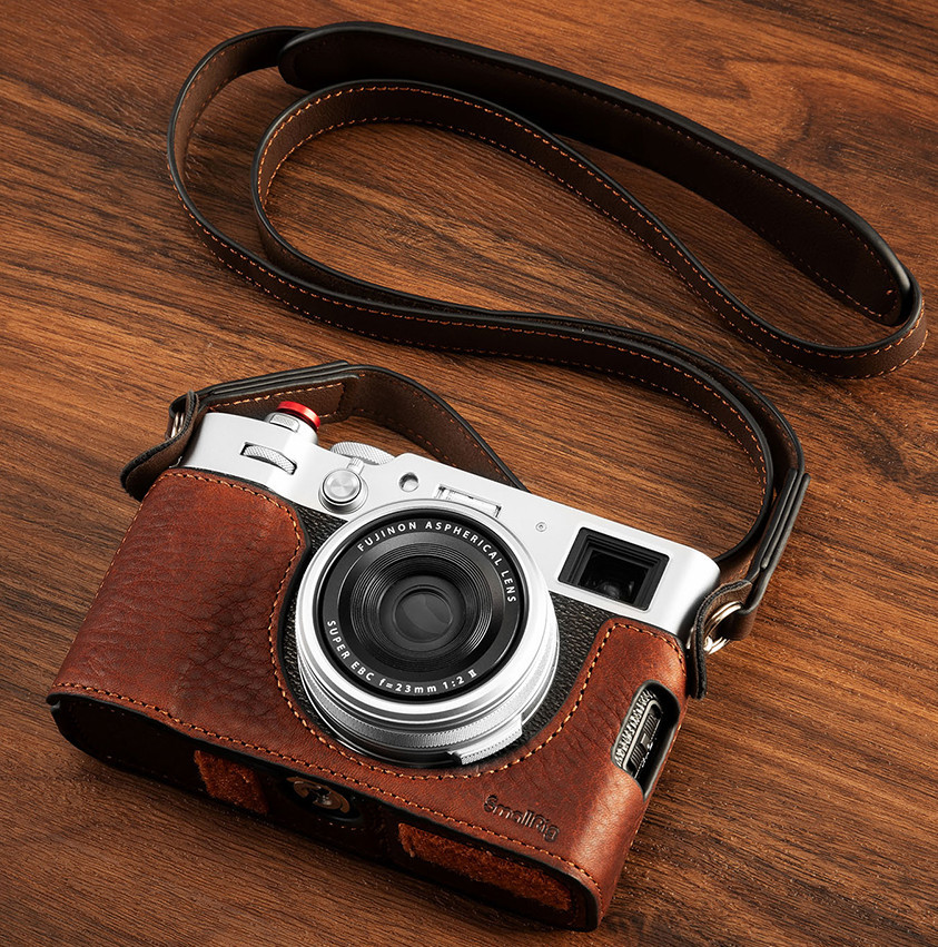 Чехол SmallRig Leather Half Case Kit для Fujifilm X100VI Коричневый