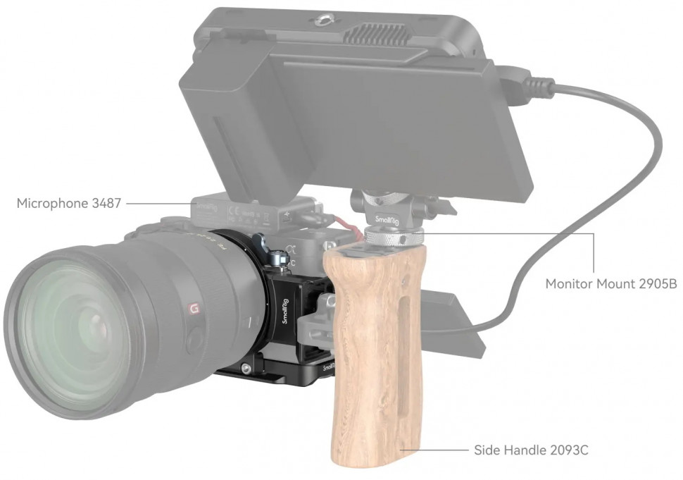 Площадка SmallRig 4570 Horizontal-to-Vertical Mount Plate Kit для Sony A7C II / A7CR