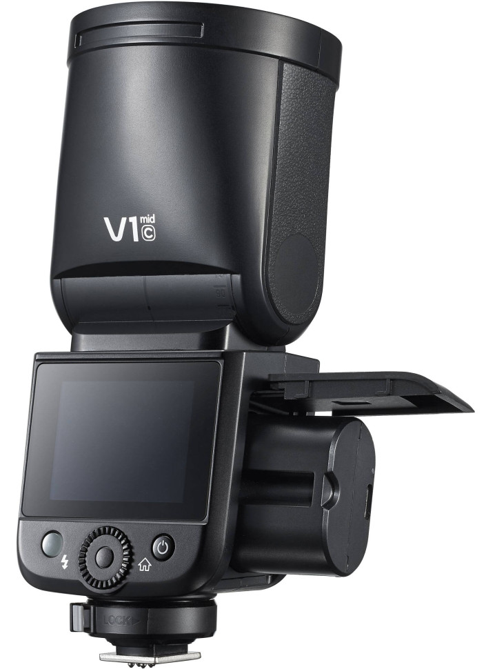 Вспышка накамерная Godox V1mid C TTL с круглой головкой для Canon