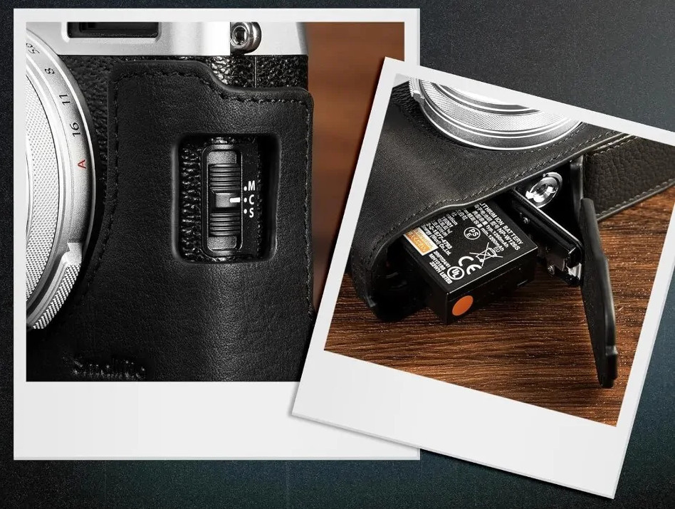 Чехол SmallRig Leather Half Case Kit для Fujifilm X100VI Чёрный