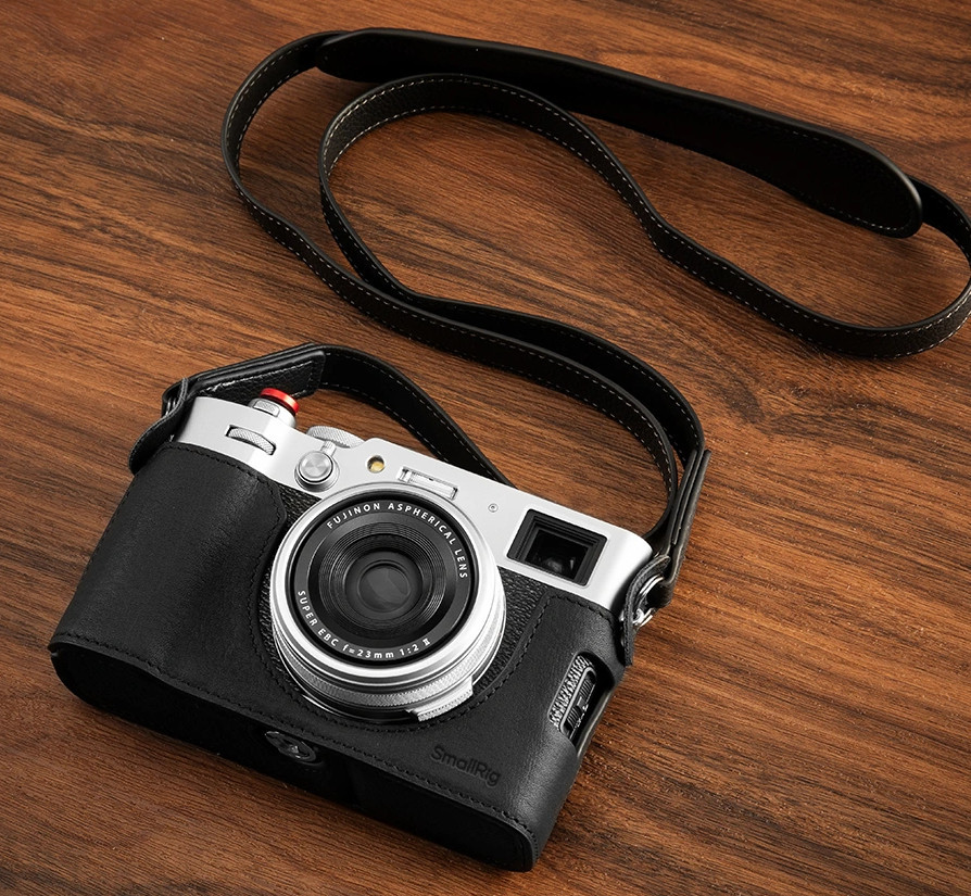 Чехол SmallRig Leather Half Case Kit для Fujifilm X100VI Чёрный
