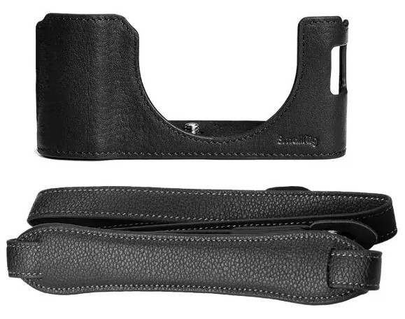 Чехол SmallRig Leather Half Case Kit для Fujifilm X100VI Чёрный