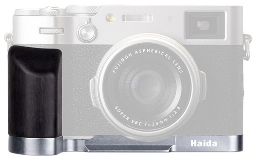 Площадка с рукояткой Haida L-Shaped Hand Grip для Fujifilm X100V/X100VI Серебро