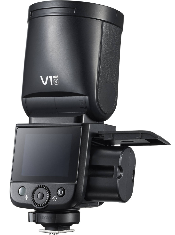 Вспышка накамерная Godox V1mid N TTL с круглой головкой для Nikon