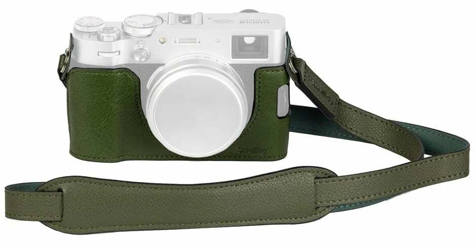 Чехол SmallRig Leather Half Case Kit для Fujifilm X100VI зеленый