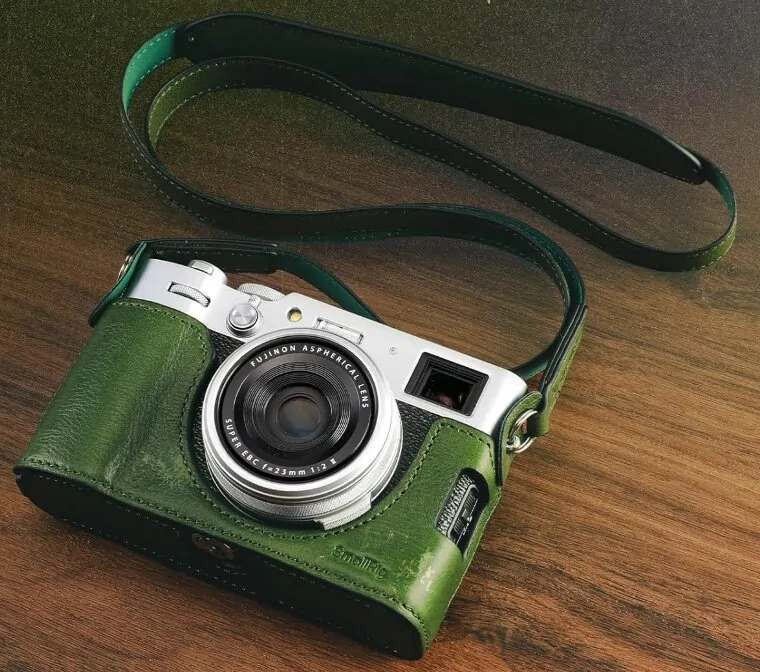 Чехол SmallRig Leather Half Case Kit для Fujifilm X100VI зеленый