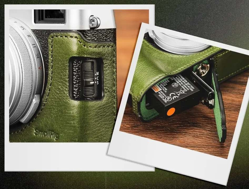 Чехол SmallRig Leather Half Case Kit для Fujifilm X100VI зеленый