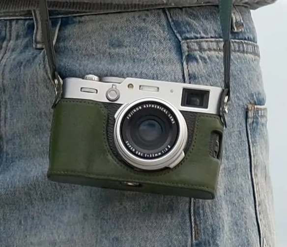 Чехол SmallRig Leather Half Case Kit для Fujifilm X100VI зеленый