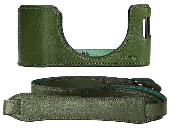 Чехол SmallRig Leather Half Case Kit для Fujifilm X100VI зеленый