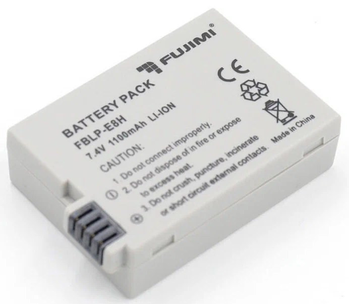 Аккумулятор Fujimi FBLP-E8H 1100 mAh