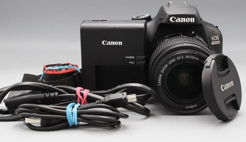 Canon EOS 4000D Kit 18-55mm III(16800 кадров)