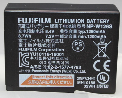 Fujifilm NP-W126s (состояние 5)