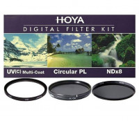 Набор светофильтров Hoya DIGITAL FILTER KIT: 62mm UV (C) HMC MULTI, PL-CIR, NDX8