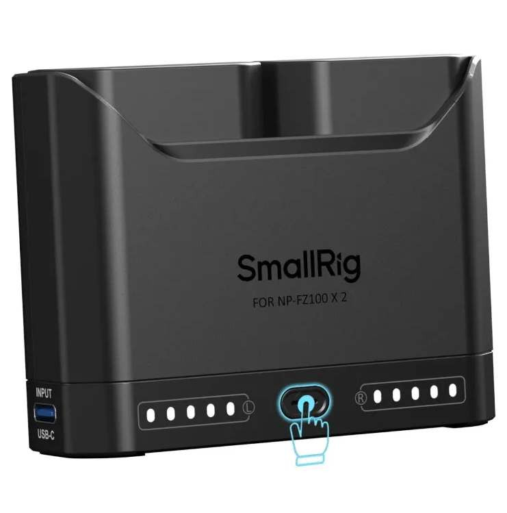 2 аккумулятора NP-FZ100 + зарядное устройство SmallRig 5483 Turbo Charging Kit