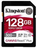 Карта памяти SDXC 128GB Kingston  Canvas React Plus UHS-II V90