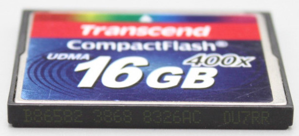 Transcend CF16GB 400X (like new)