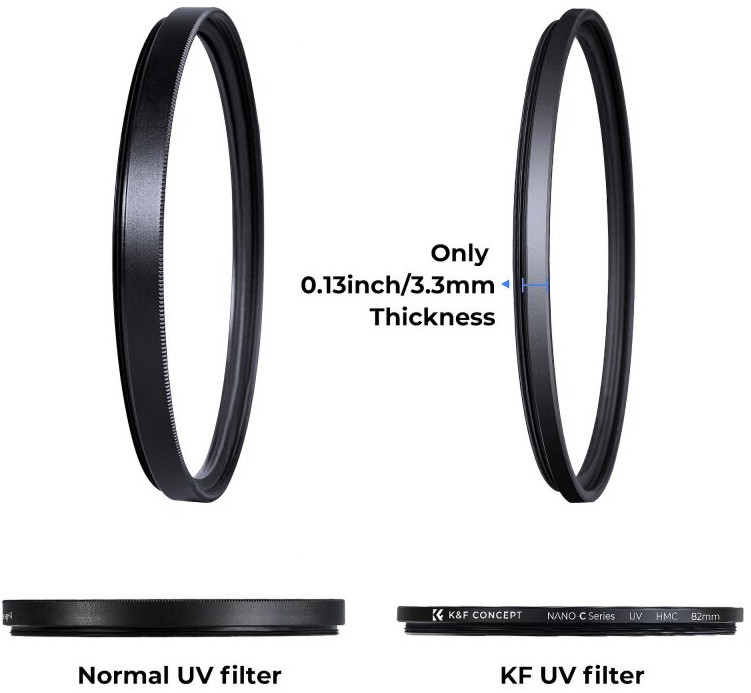 Светофильтр K&F Concept Nano-C Magnetic HMC UV 67мм