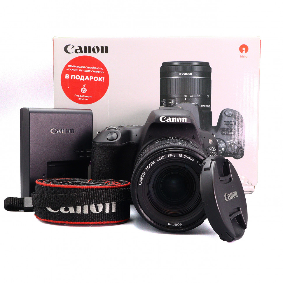Canon EOS 200D kit 18-55mm (4200 кадров)