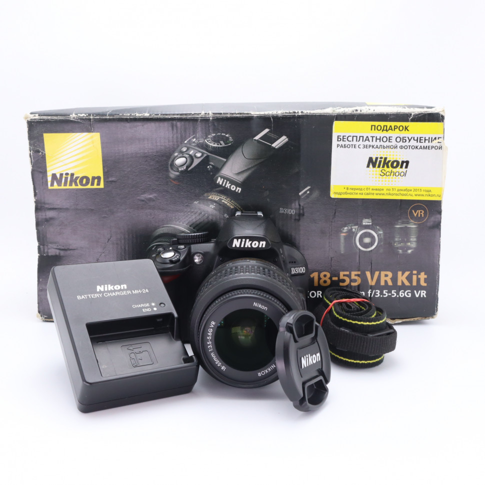 Nikon D3100 Kit AF-S 18-55mm VR (12.800 кадров)