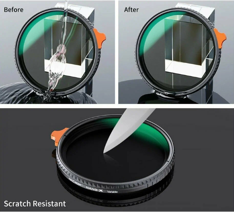 Светофильтр K&F Concept Nano-X ND2-400 72мм