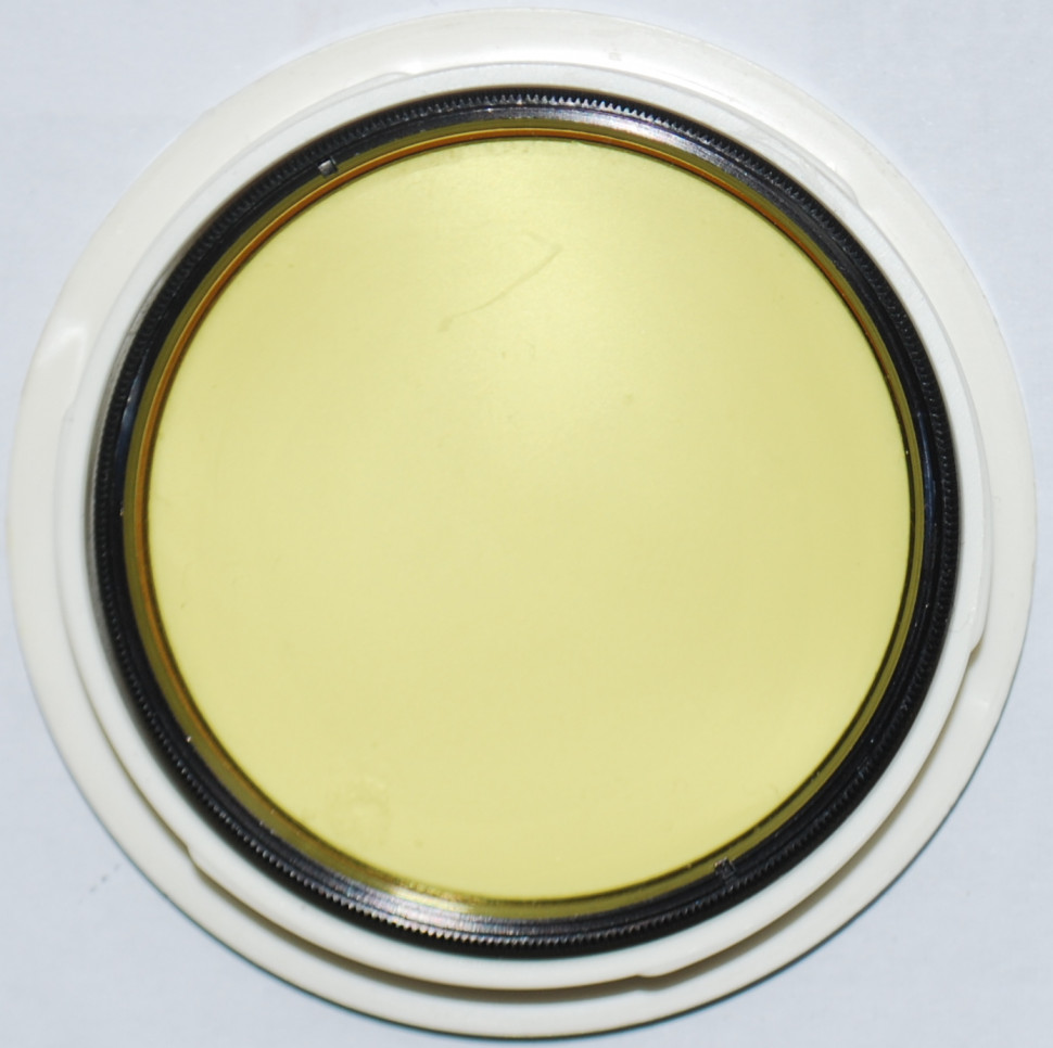 Желтый фильтр ЖС-12 49 mm (состояние 5)
