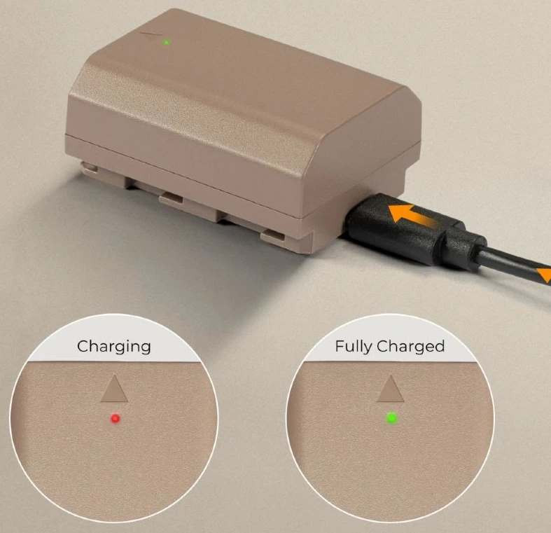 Комплект аккумуляторов K&F Concept NP-FZ100 Type-C (2шт)
