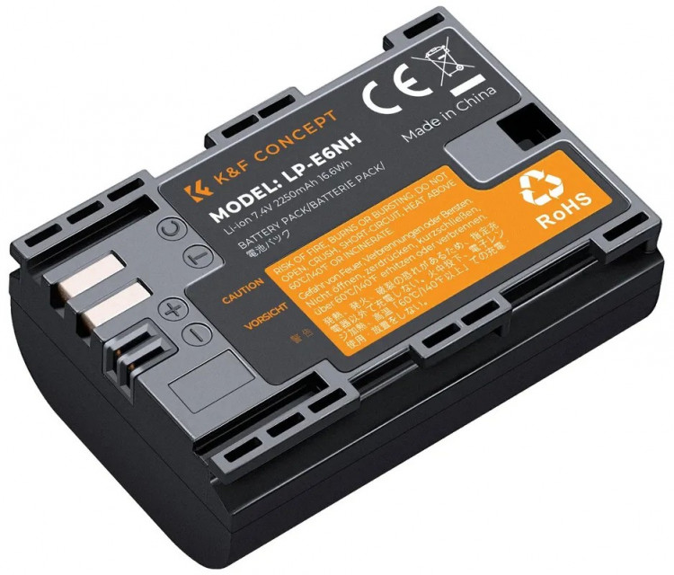 Аккумулятор K&F Concept LPE6NH 2250mAh