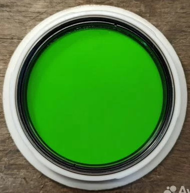 Желто-зеленый фильтр ЖЗ-2х 72mm