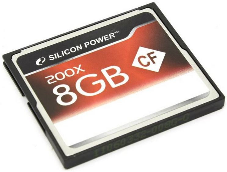 Silicon Power CompactFlash 8Gb 200x (состояние 5)