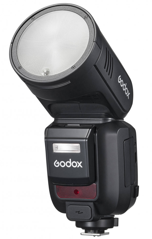 Вспышка накамерная Godox V100C TTL с круглой головой для Canon