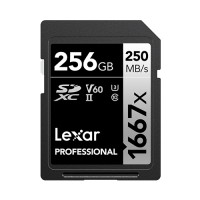 Карта памяти SDXC Lexar 256Gb 1667x UHS-II V60 U3
