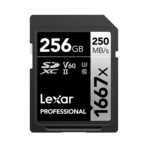 Карта памяти SDXC Lexar 256Gb 1667x UHS-II V60 U3
