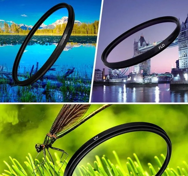 Набор из 3 фильтров Rise (UV, CPL, FLD) 58mm (like new)