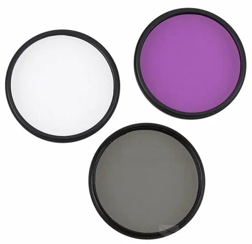 Набор из 3 фильтров Rise (UV, CPL, FLD) 58mm (like new)