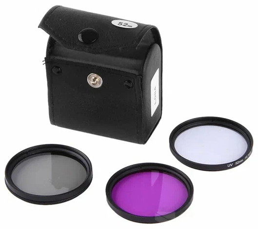 Набор из 3 фильтров Rise (UV, CPL, FLD) 58mm (like new)