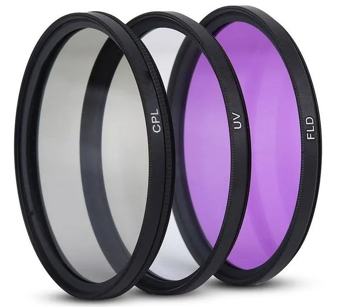 Набор из 3 фильтров Rise (UV, CPL, FLD) 58mm (like new)