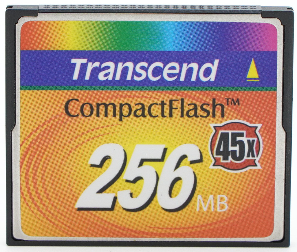 Transcend CompactFlash 256Mb 45x (состояние 5-)