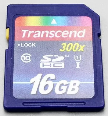 Transcend 300x SDHC 16Gb UHS-I (сост. 5-)