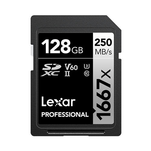 Карта памяти SDXC Lexar 128Gb 1667x UHS-II V60 U3