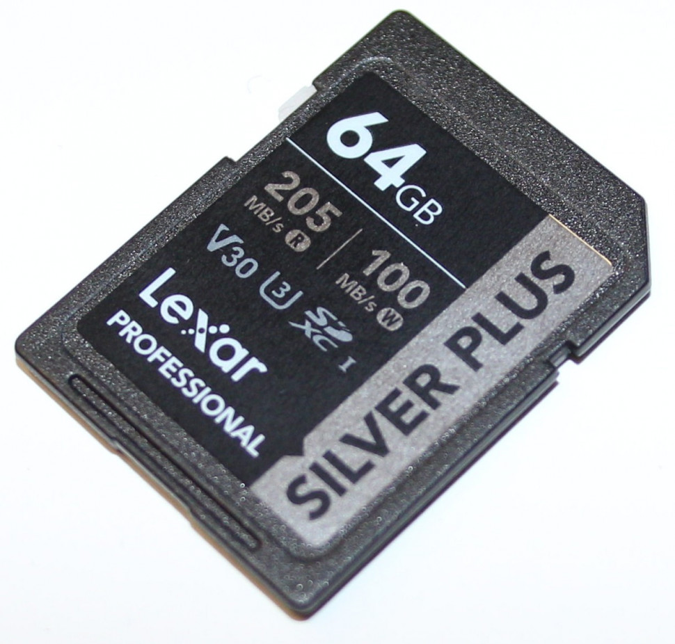 Lexar SDXC 64Gb Silver V30 (состояние 5)