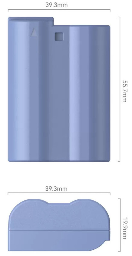 Аккумулятор SmallRig 4332B EN-EL15c Type-C Синий