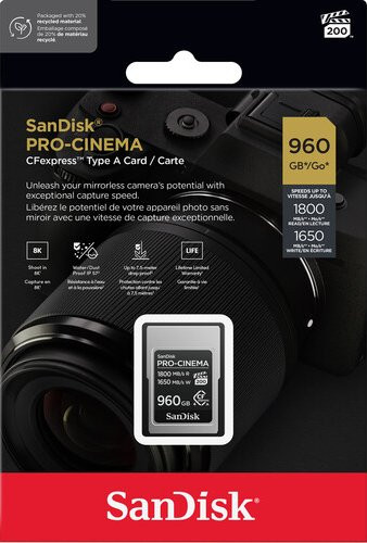 Карта памяти SanDisk 960Gb Pro-Cinema CFexpress Type A