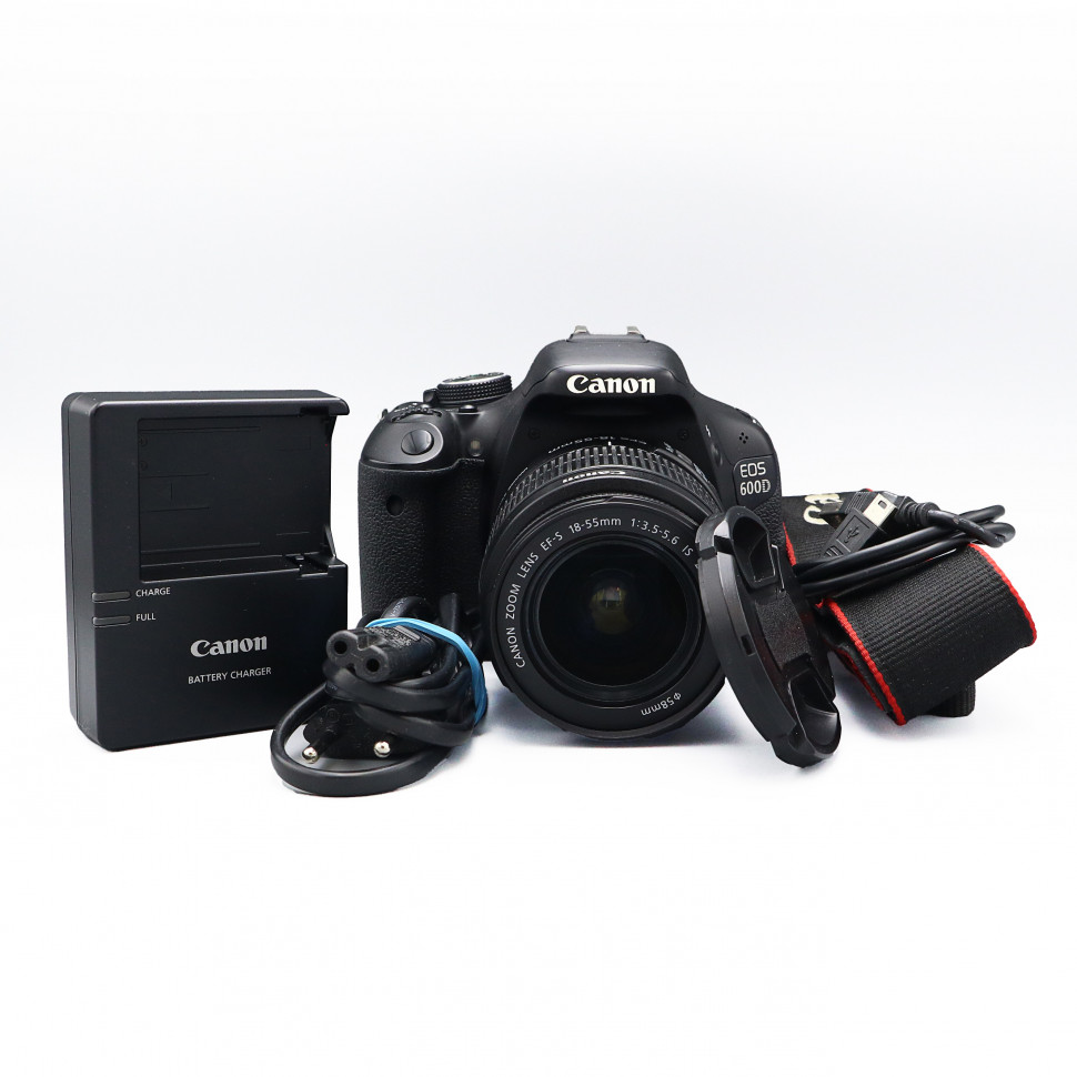 Canon EOS 600D kit 18-55mm IS II(25100 кадров)