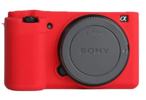 силиконовый чехол для Sony ZV-E10 красный